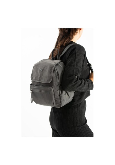 Yumuşak Dokulu Ultra Hafif, Esnek Ve Su Geçirmez Polyamid Kumaş Sırt Çantası Gri Model: 571-13-14b Gri