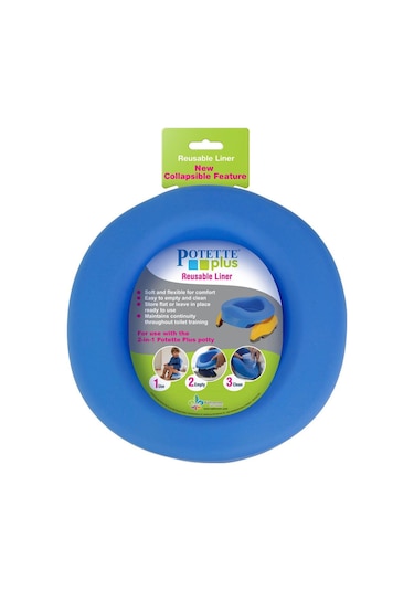 Potette Plus Tekrardan Kullanılabilir Silikon Astar- Mavi