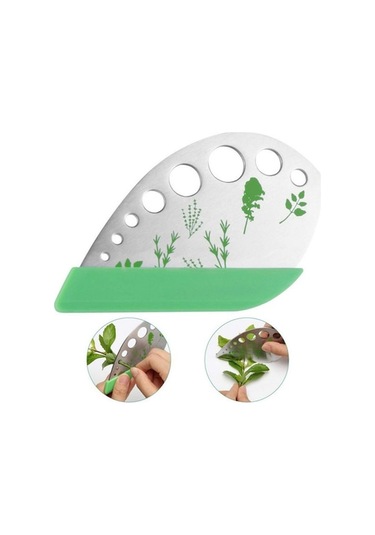 Cbtx Yaratıcı 9 Delikli Vanilya Kesici Çok Fonksiyonlu Paslanmaz Çelik Vanilya Soyucu Striptizci Yeşil