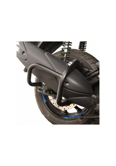 Yamaha Nmax 125 / 155 2021-2024 Uyumlu Egzoz Koruma Demiri Siyah