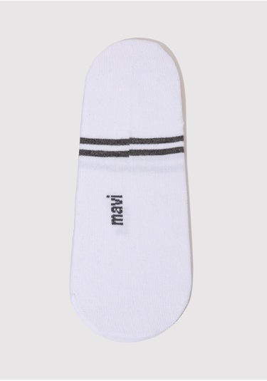 Mavi - 2Li Siyah Beyaz Patik Çorap Seti 092593-900 Siyah (479307875) Siyah