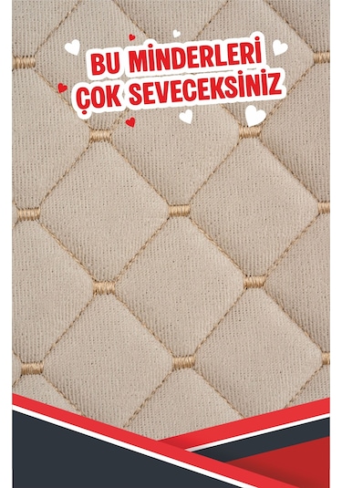 Tofaş Serçe İle Uyumlu Bej Renklı Keten Koltuk Minderi 7'li Set