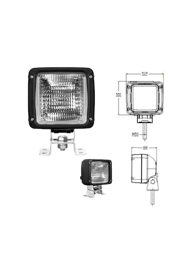 Jcb Kare Çalışma Lambası - 838120