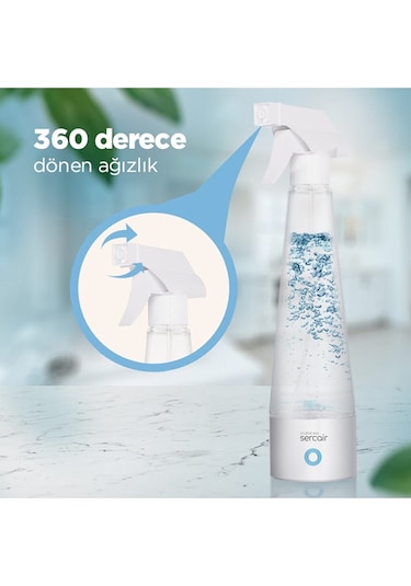 Sercair Crystal Eco Elektrolize Su Üreten Sterilizasyon Spreyi