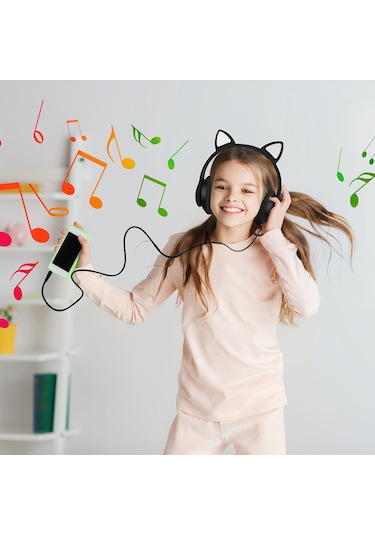 Polosmart FS56 Mikrofonlu Kedi Figürlü Kulak Üstü Kulaklık