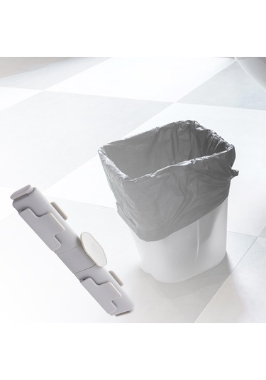 Suntek Mutfak Grisi Için Esnek Çöp Ayırma Klipsi Ev Gri Gri