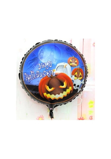 Happy Halloween Balkabağı Folyo Balon 18 inç
