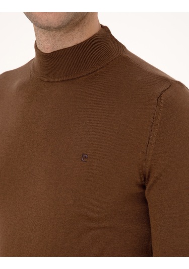 Pierre Cardin Erkek Koyu Kahverengi Kazak /triko 50314176-vr084 Koyu Kahverengi