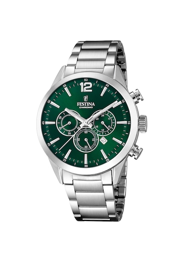 Festına F20343/b Tımeless Chronograph Erkek Kol Saati Gümüş