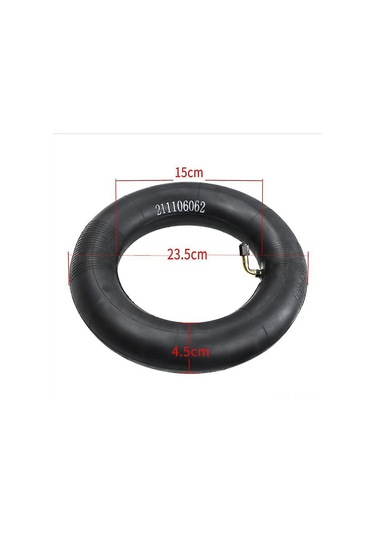 Kangvka 45 Derece Siyah Kauçuk Elektrikli Scooter İç Lastik, Universal 10x2.5/10x2.75 Uyumlu