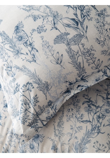 Senses Heather Complete Takımı Çift Kişilik Mavi Mavi