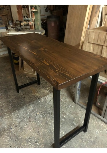 Bintaşmobilya Kütük Ağaç Bar Masası (417036063)