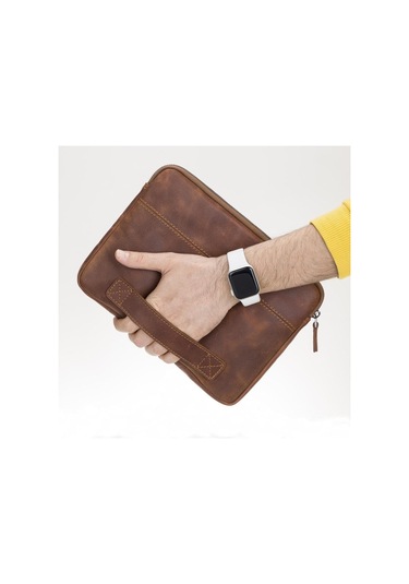 Hardy Deri Laptop / Tablet Çantası Çok Renkli