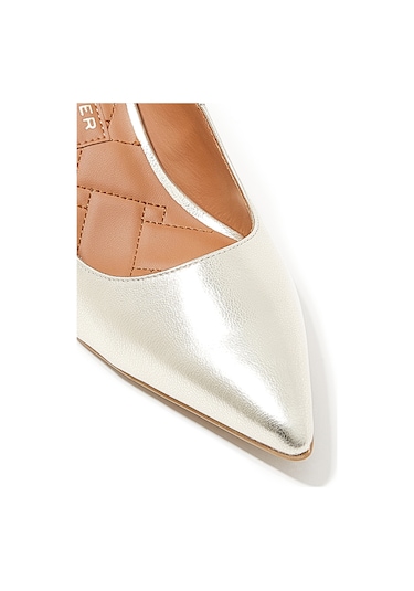 Kurt Geiger Altın Renkli 65mm Topuklu Şık Ayakkabısı