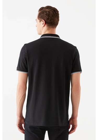 Mavi Erkek Polo Yaka T Shirt 064164-900 Siyah Siyah
