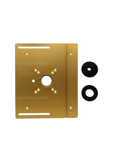 Router Tablası Takım Plakası Aluminyum Alaşımlı Ahşap Freze Flip Tahtası Kesim Makinesi Oymacılık Yardımcı Aracı Ahşap İşleme Masaları