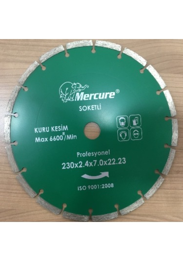 MERCURE 230*2,4*22 SOKETLİ  BETON KESME DİSKİ