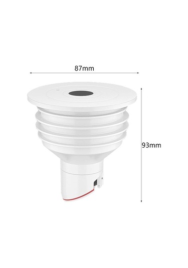 Pazly Suntek Silikon Drenaj Borusu Contası Deodorant Beyaz 93mmx87mm -