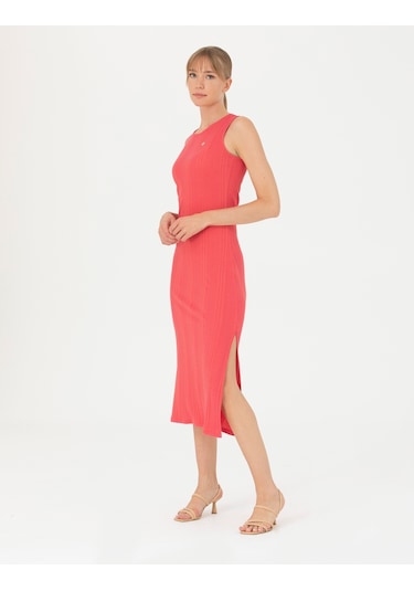 Pierre Cardin Kadın Fuşya Örme Elbise 50267357-vr023 Fuşya