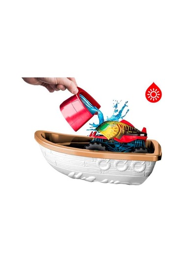 Hot Wheels Monster Trucks Renk Değiştiren Araçlar Timsahtan Kaçış Oyun Seti- HGV14