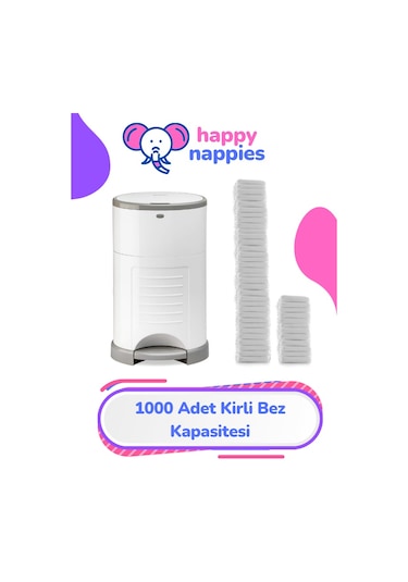 Korbell 15/16 lt. Kova ile Uyumlu Yerli Çöp Poşeti - 2 Yedek