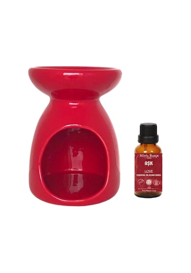 Minia Bahçe Aşk Uçucu Yağ Karışımı 10 ML + Buhurdanlık