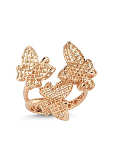 Pırlant Mtyz00051 Altın Yüzük Pembe Altın