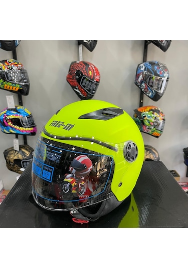 Free-M FR-205 Çocuk Yarım Kask Sarı