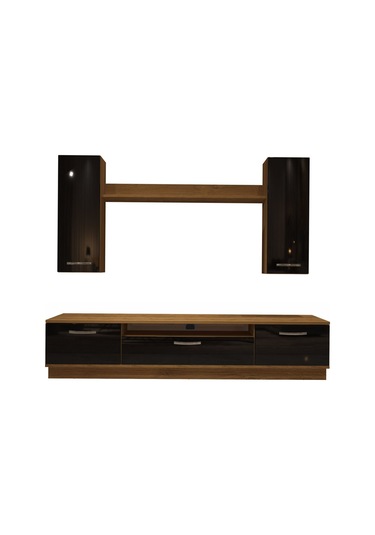 Decoraktiv Trendstyle 5d Mdf Tv Ünitesi Tv Sehpası Pera - Siyah