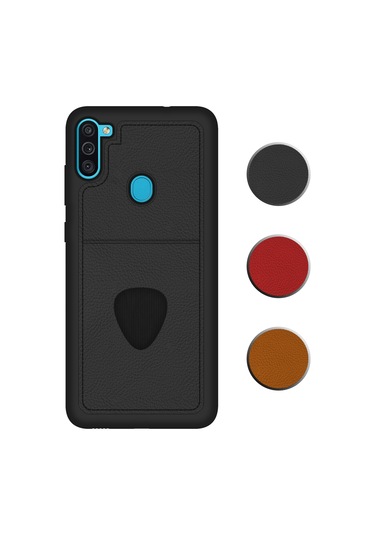 FitCase Samsung Galaxy A11 / M11 Kılıf Proda Deri Tek Kartlık Cepli Kapak
