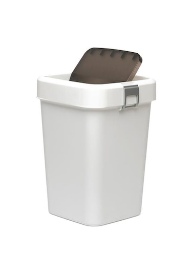 Motek Comfort Dust Bin Beyaz Çöp Kovası - 8 Lt Beyaz