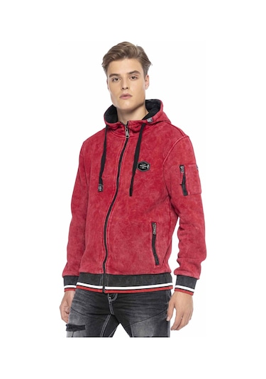 Cipo & Baxx Cl418 Sporty Men Sweatshirt Kırmızı