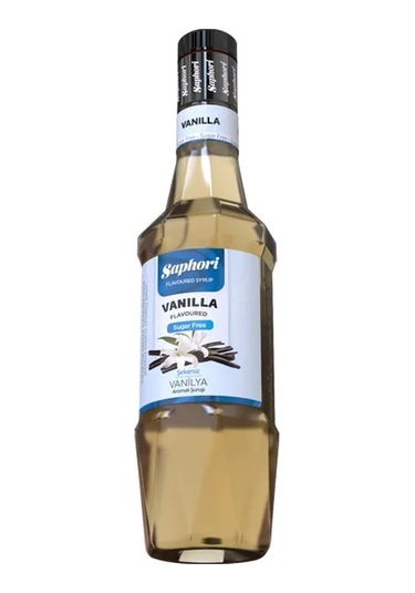 Saphori Şekersiz Vanilya Aromalı Kokteyl Şurubu Şekersiz Vanilya Şurubu 700 Ml