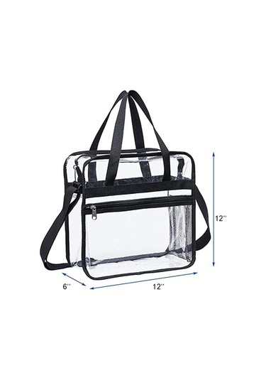 Geekyou Pvc Şeffaf Seyahat Çanta, Büyük Kapasiteli, Askılı Kayışlı, Çok Amaçlı: Kosmetik, Tuvalet Malzemeleri İçin Dayanıklı Taşıma Çantası