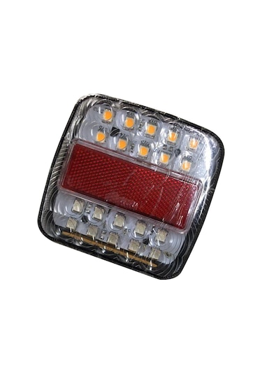 Xindoker 12v 26 Led Evrensel Kenar Feneri, Durma-tail-ısaret Işıkları, Trafik Güvenliği, Karavan-tır-van Uyumlu, Suya Dayanıklı, Kolay Kurulum 2 Adet