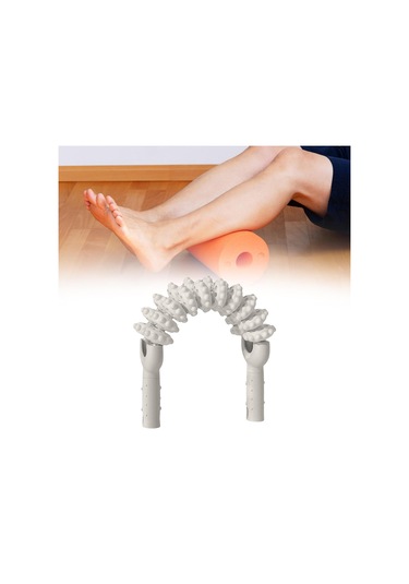 Suntek Bacak Kas Silindiri 20 Tekerlek Tenis Dirseği İçin Beyaz