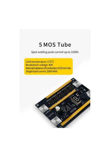 Yuntech01 12v 18650 Lityum Pil Spot Kaynak Makinesi - 9 Seviye Güç Regülasyonlu, Pcb Devre Kartı, Dıy Seti, Kapaklı/kapaksız Seçeneği