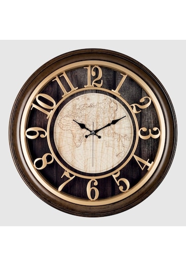 Galaxy 1965Va Premium Matalize Kaplama Kabartma Rakam Duvar Saati