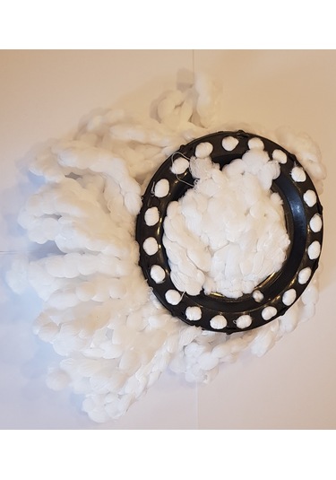 Clesimo Örgülü Mop Yedeği Beyaz