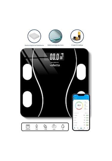 Valletta Maestro Dijital Baskül + Pil