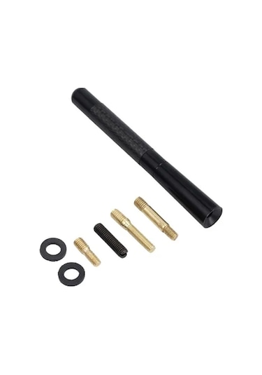 Ford Sandero Uyumlu Siyah Karbon Fiber Oto Anten Çubuğu