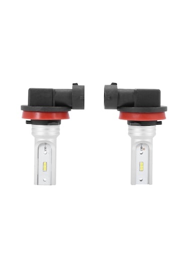 Padalink Araç Led Sis Lambası 6smd Seoul Y11 Csp 40w 6500k Beyaz 2000lümen H8/h11/h9 Kolay Kurulum 2'li Paket