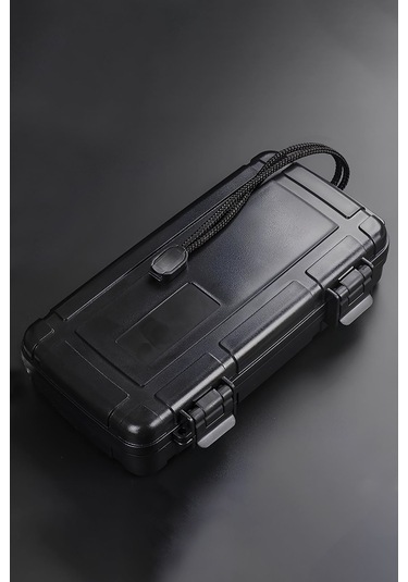 Falconetti Siyah Plastik Seyahat Humidoru Puro Kutusu Rd07