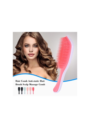 Moveevo Saç Tarağı Anti-statik Saç Fırçası Saç Derisi Masaj Tarağı Saç Açıcı Saç Fırçası Salon Saç Fırçası
