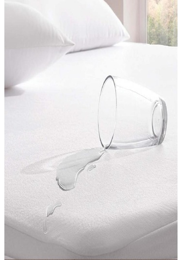 Mycey 50x90 Cm Sıvı Geçirmez Alez Pamuk Beyaz