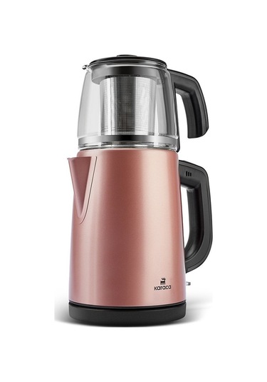 Karaca Tea Glass 2 in 1  Çelik Çay Makinesi ve Kettle