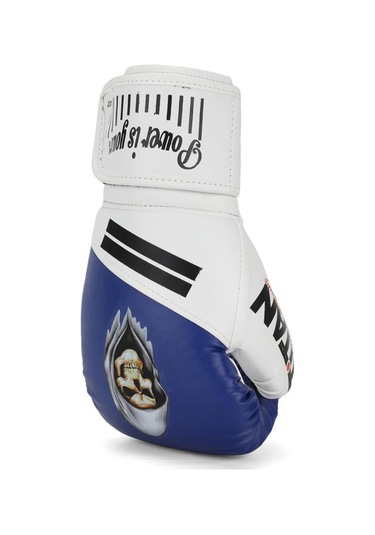 Titan Sport Mavi Beyaz Hayalet Kurukafa Desenli Boks Eldiveni Çok Renkli