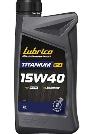 Lubrico Titanium Gt-4 15w-40 Performanslı Motor Yağı  5 x 1 L