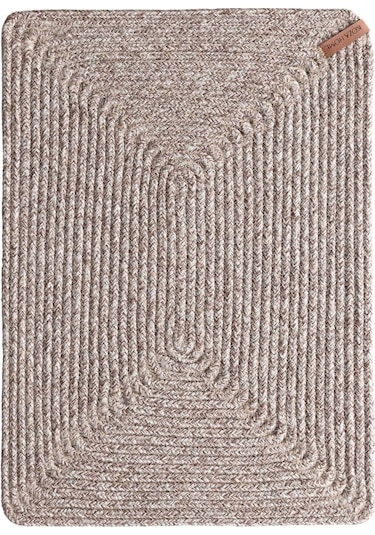 Cesta El Yapımı Örgü Natural Dikdörtgen Amerikan Servis 32x45 401 Naturel