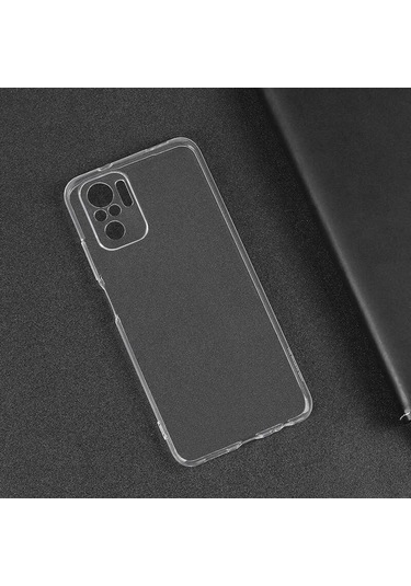 Xiaomi Redmi Note 10S Kilif Ince Esnek Seffaf Süper Silikon 562137488